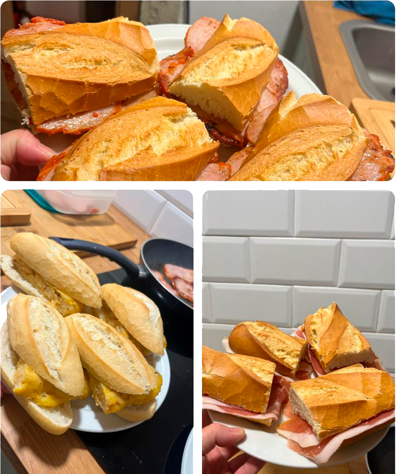 Pinchos (Bocadillos ) de la Tasca de Luiña
